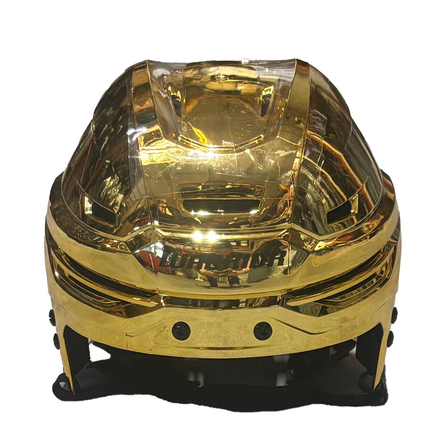 Warrior Alpha One Pro - Hockey Helmet (Gold Chrome)